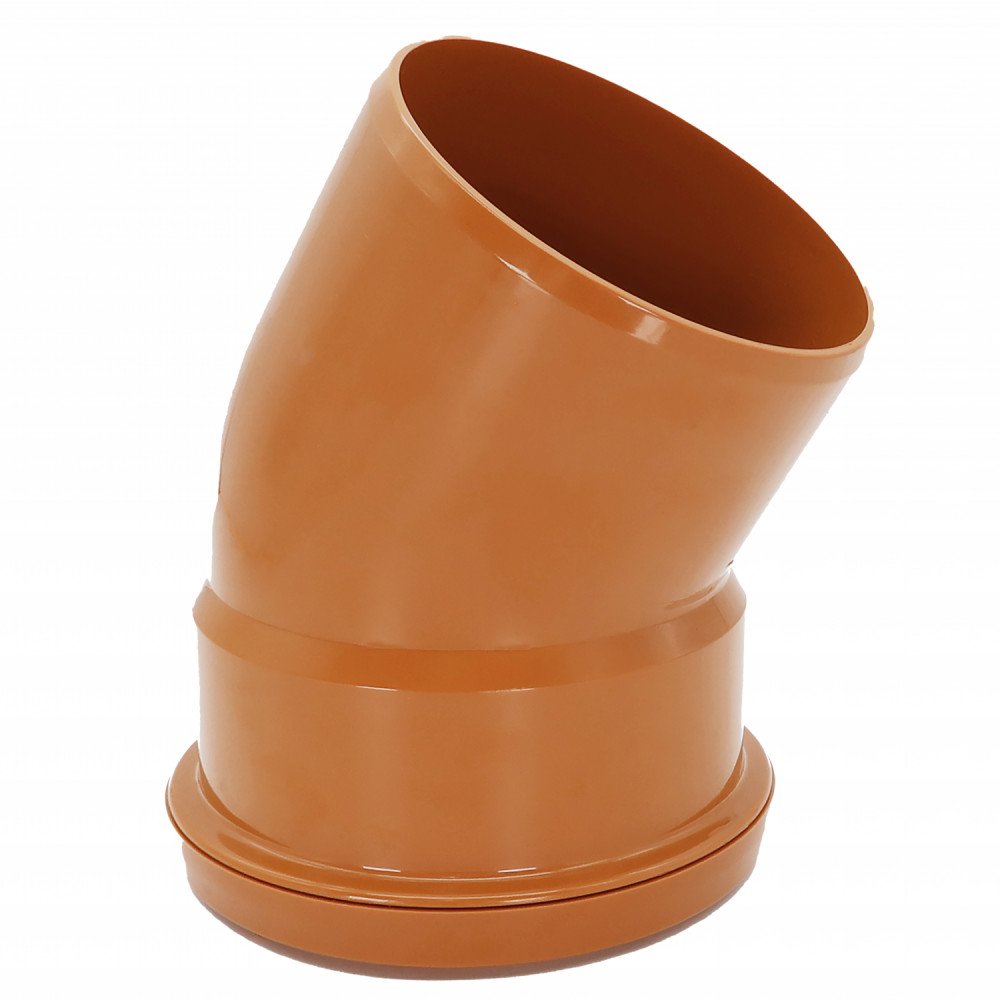FloPlast 110mm Single Socket Bend 30*