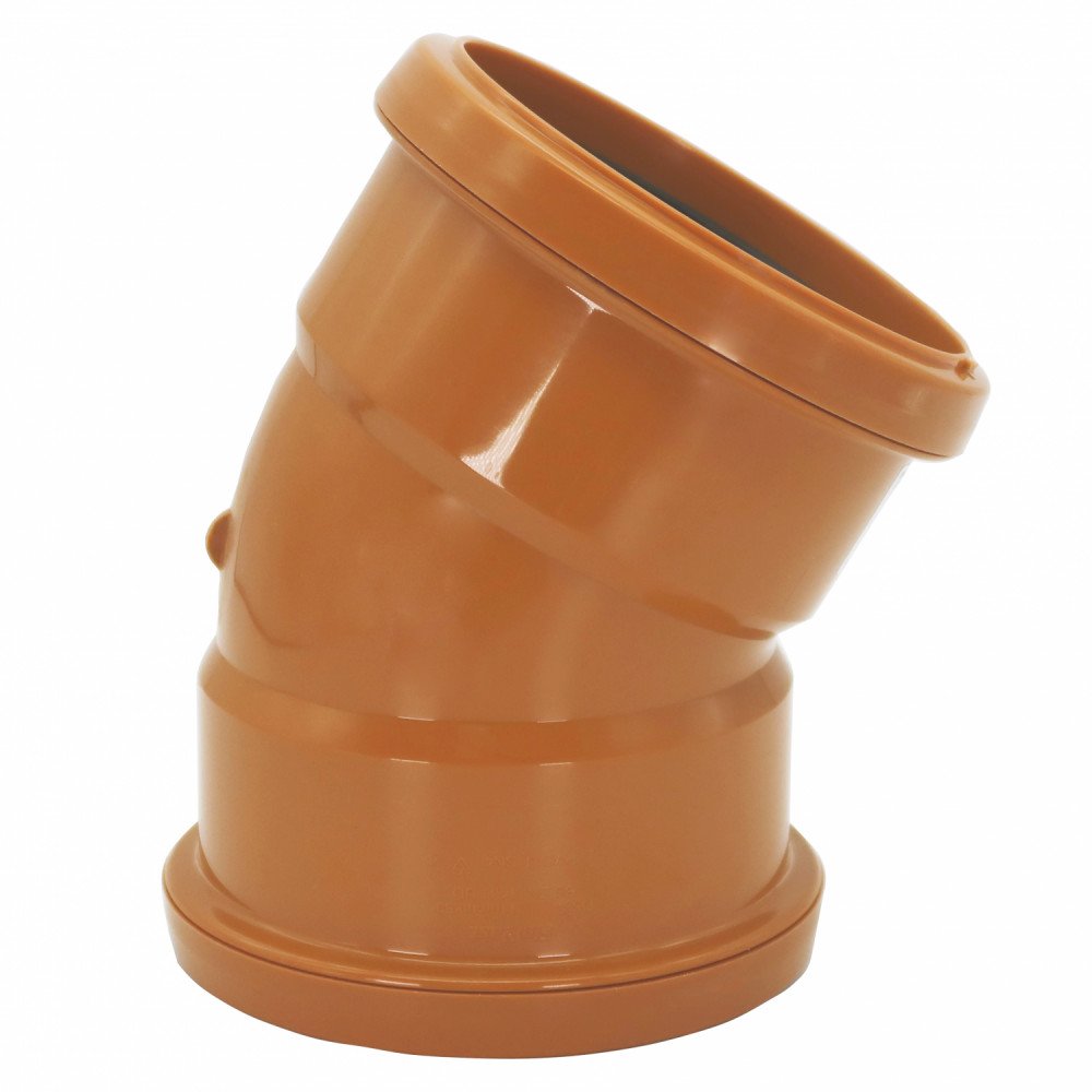 FloPlast 110mm Double Socket Bend 30*