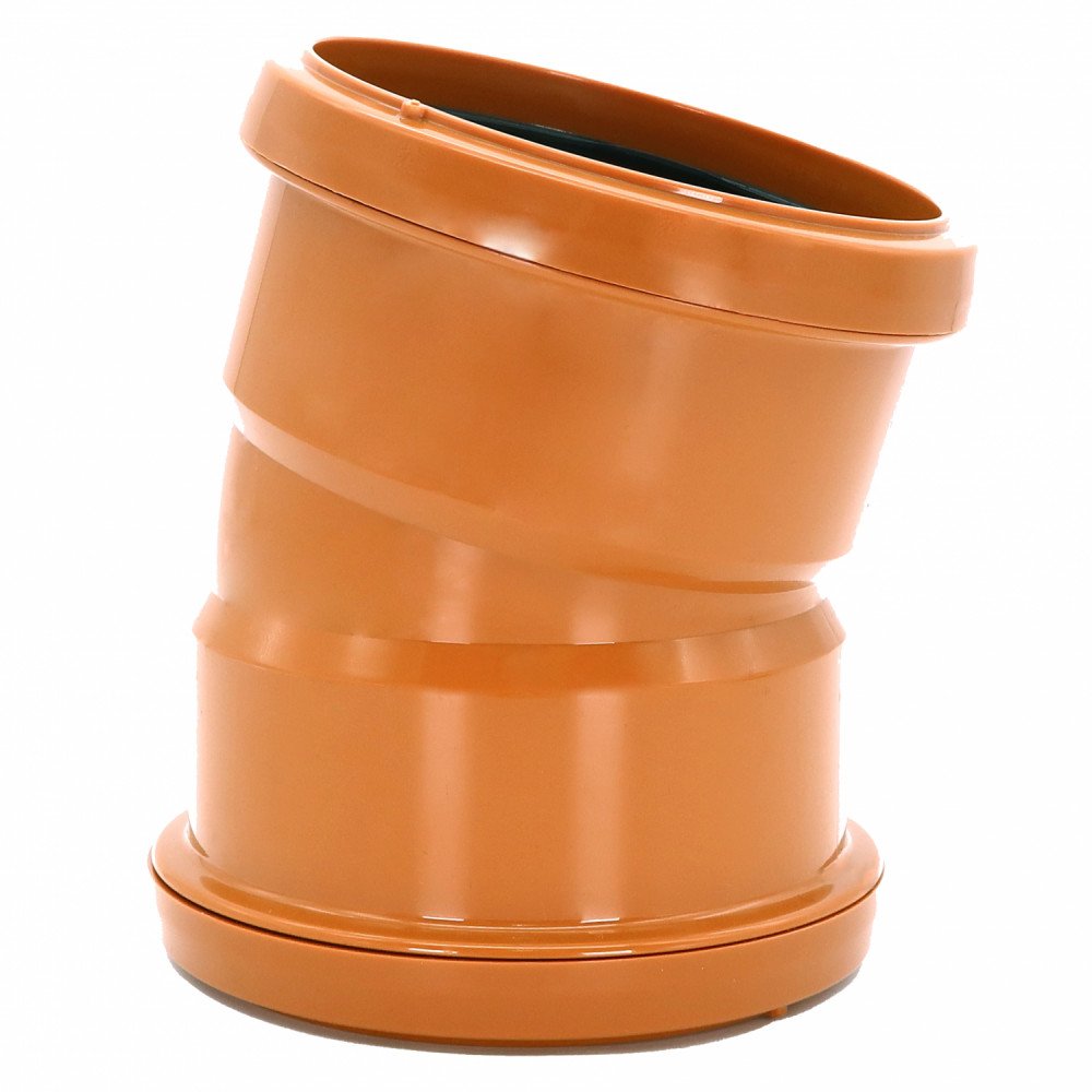 FloPlast 110mm Double Socket Bend 15*
