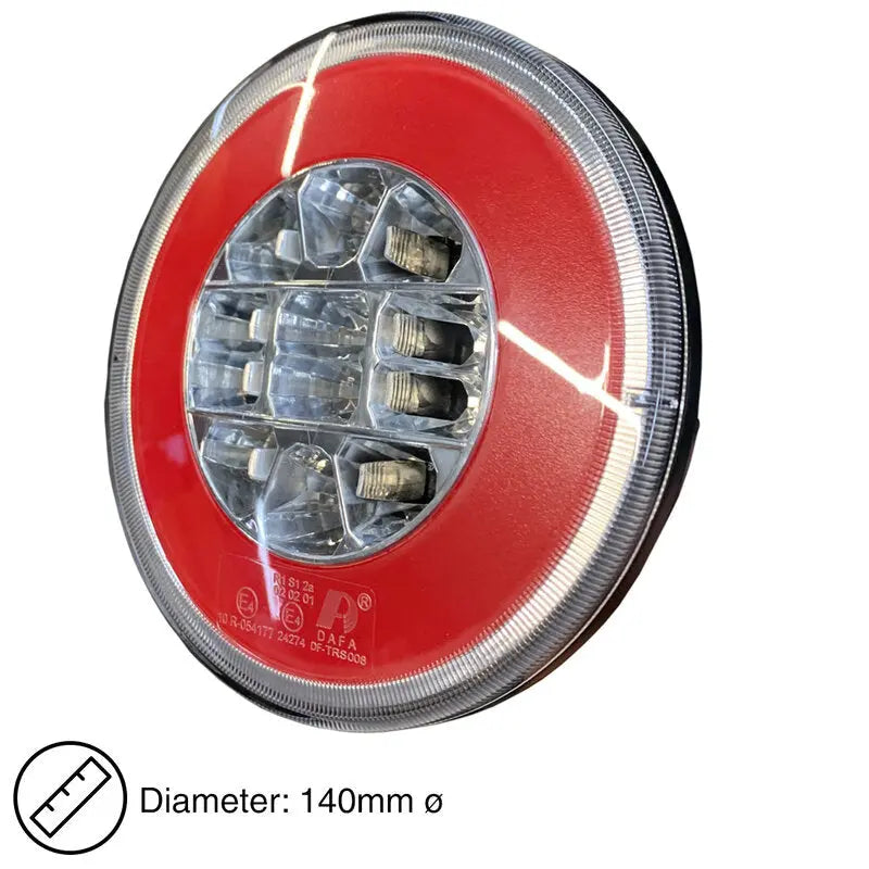 Lamp Rear Trailer LED Hamburger 12-24V GLO TRAC