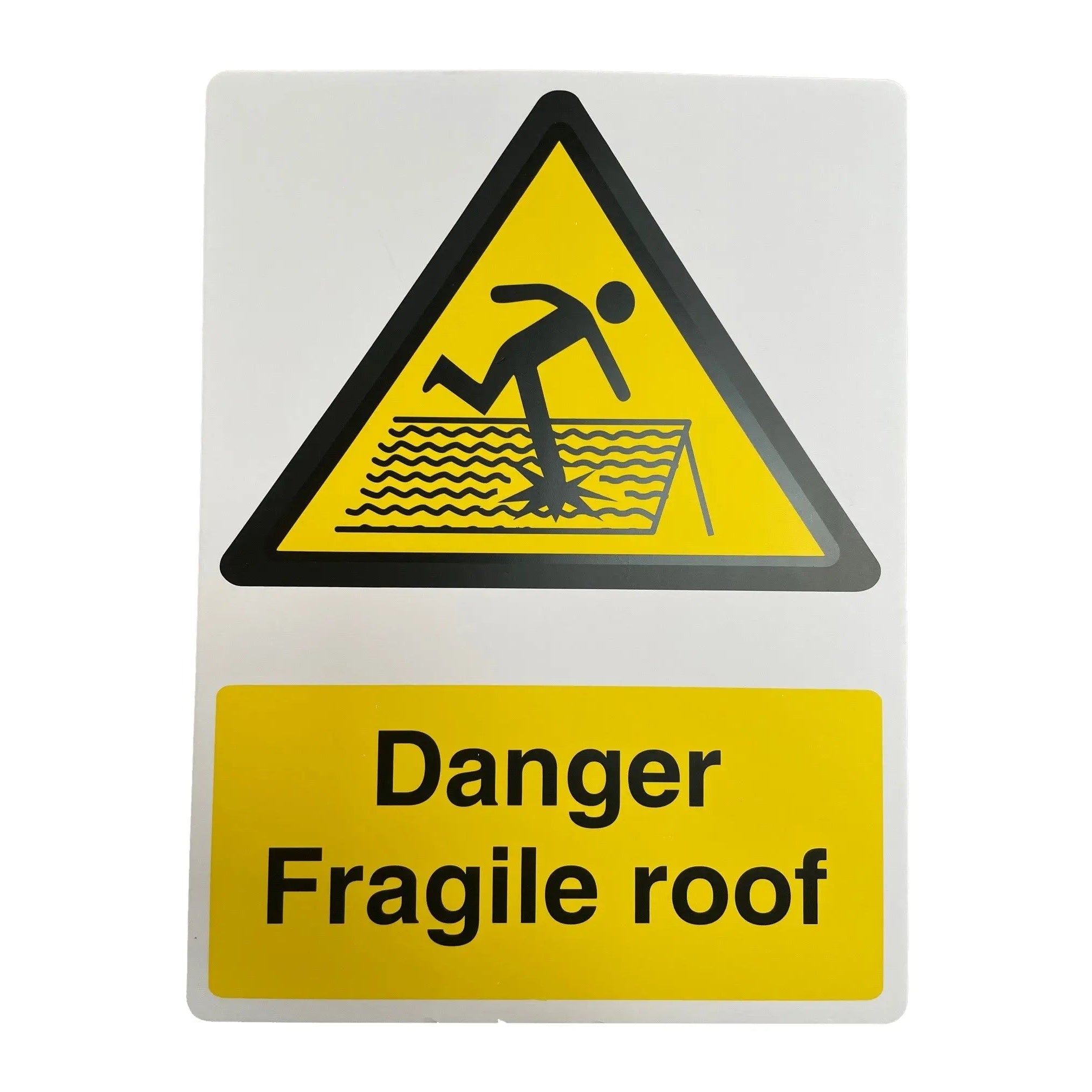 Danger Fragile Roof Sign 400 x 300mm