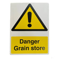 Danger Grain Store Sign 400 x 300mm