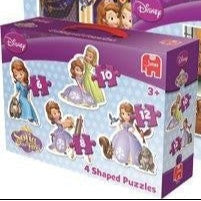 Disney Sofia Jigsaw Puzzles - 4 Puzzles Jumbo