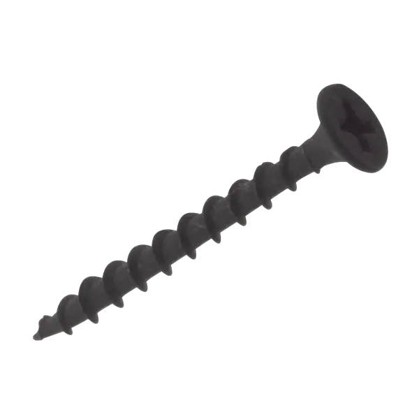 Bugle Head Phillips Black Drywall Screws (1000 pcs) ForgeFix