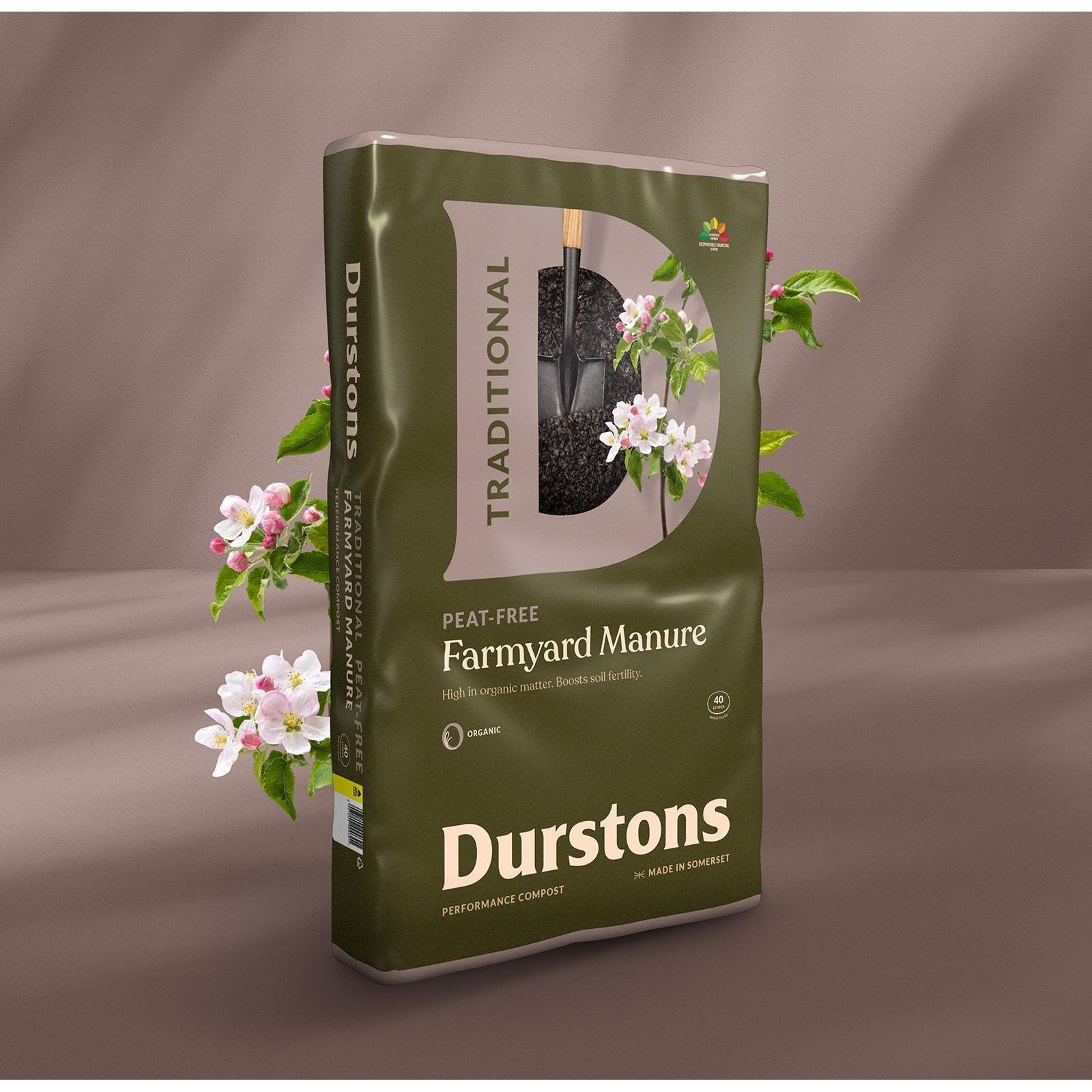 Durstons Farmyard Manure Bag 40 Litres Durstons