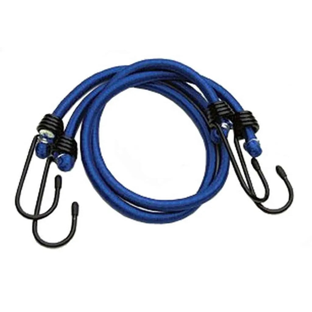 Elastic Bungee Cord Set of 2 x 18 inch (blue)