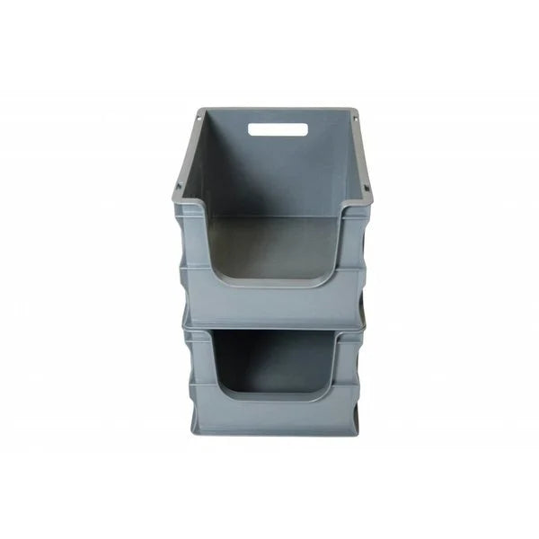 Open Front Grey Picking Bin D 400mm x W 300mm x H 290mm 25L