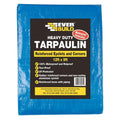 Everbuild Heavy Duty Tarpaulin - 3.67m (12’) x 2.74m (9’) 90gm Everbuild