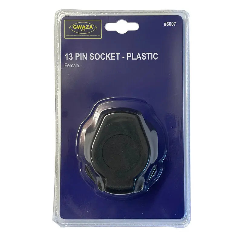 Socket Trailer 13 Pin - Female 3 Hole Flange