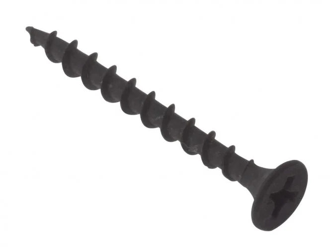 Bugle Head Phillips Black Drywall Screws (1000 pcs)