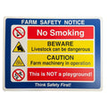 Farm Safety Notice Sign 400 x 300mm