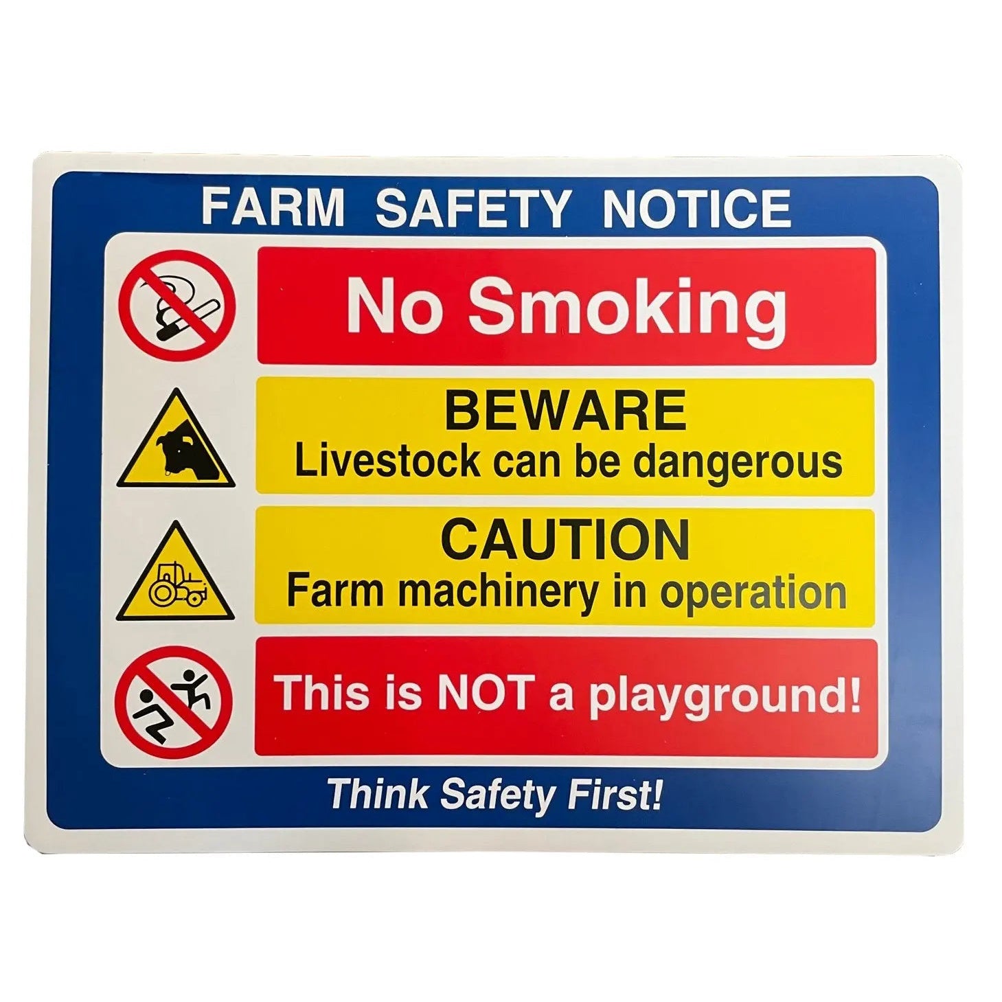 Farm Safety Notice Sign 400 x 300mm