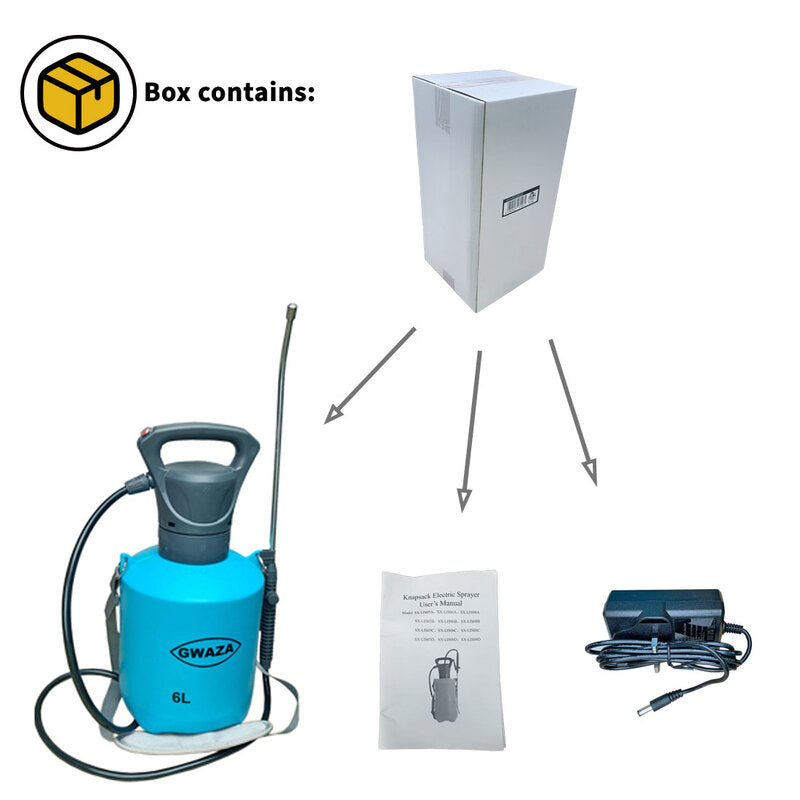 Gwaza Sprayer Battery Operated 6L Rechargeable