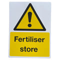 Fertiliser Store Sign 400 x 300mm