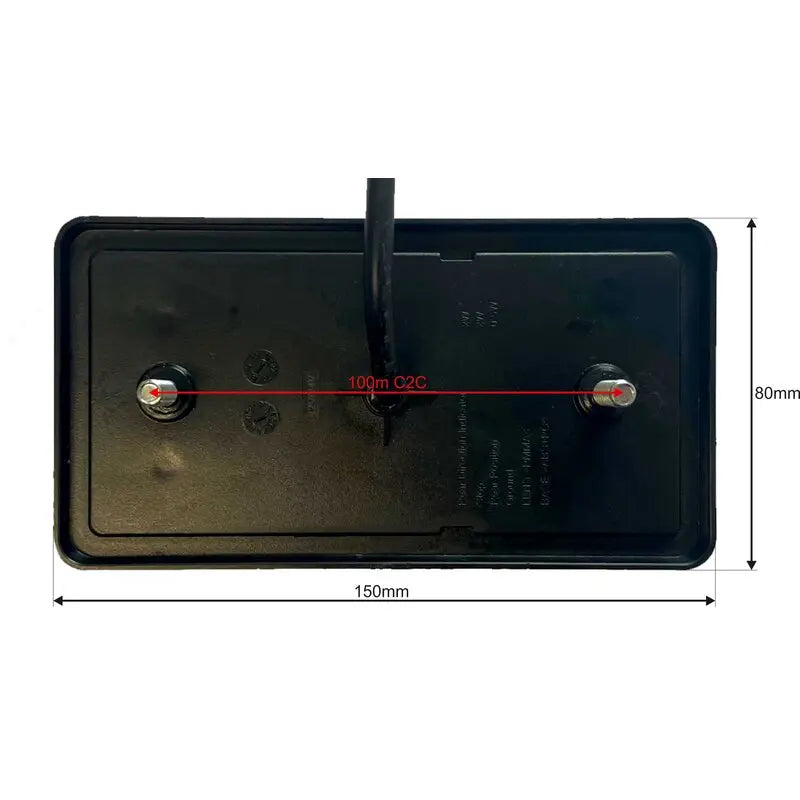Lamp Rear Trailer 3 in 1 LED 12V/24V Pair