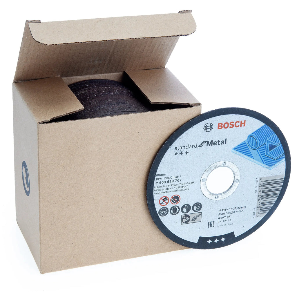 Bosch 115 x 1 x 22,23 mm Metal Cutting Discs (50pcs) Bosch