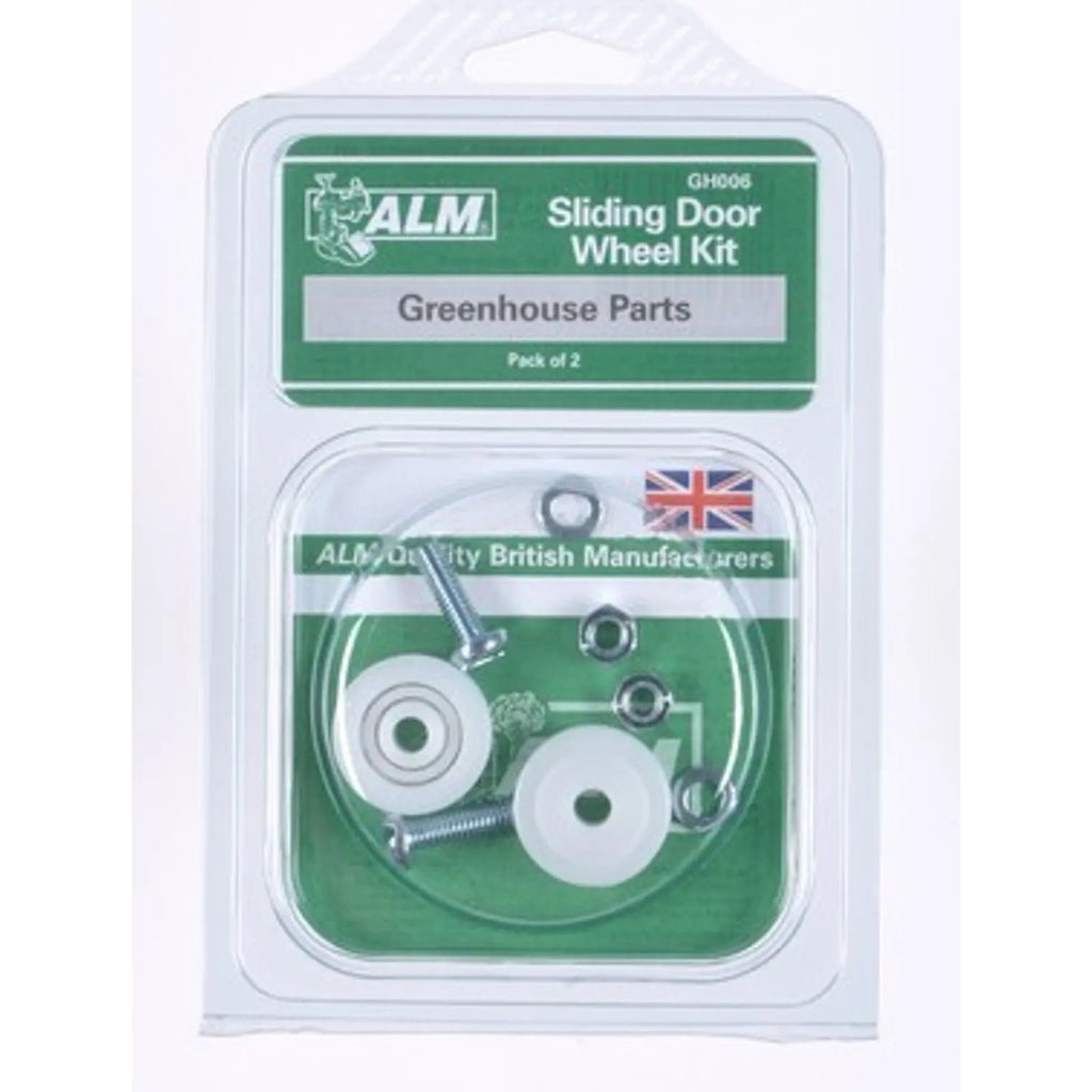 Greenhouse Sliding Door Wheel Kit Pack of 2 GH006 ALM