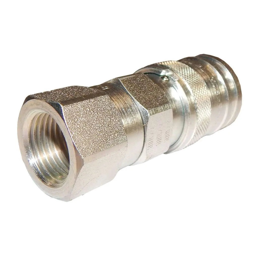 Hydraulic Flat Face Coupling 3/8 Fem 1/2 Thread