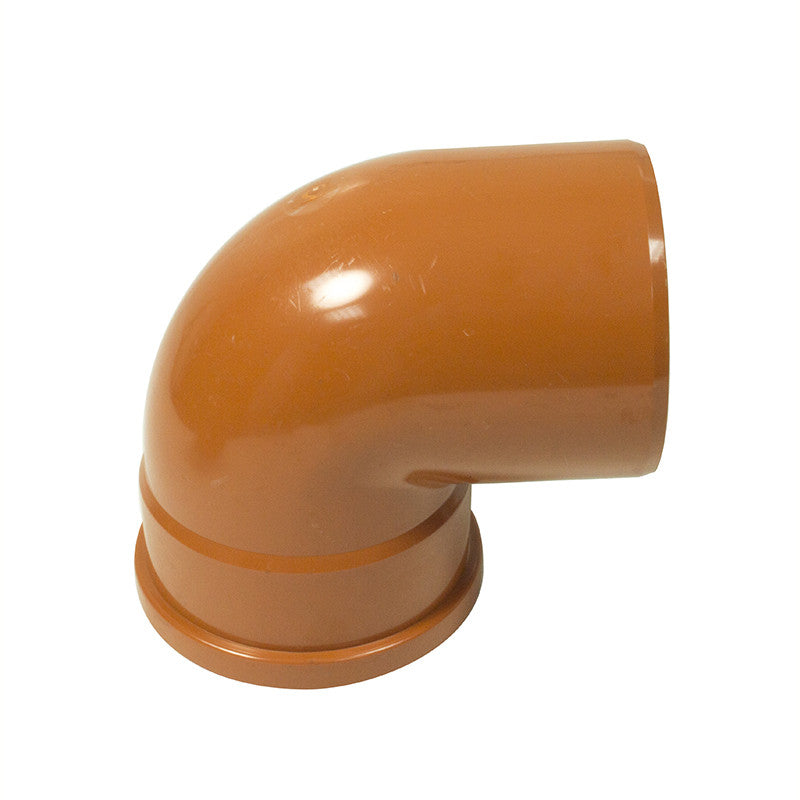 FloPlast 110mm Single Socket Bend 87.5*