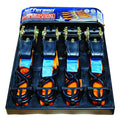 Jeffersons 25mm x 5m Ratchet Tie Down Straps - Pack of 4