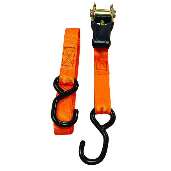 Jeffersons 25mm x 5m Ratchet Tie Down Straps - Pack of 4