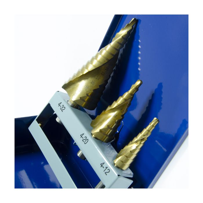 Jefferson 3 Piece HSS Step Drill Set