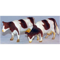 Kids Globe Farming Set of Two - Brown & White Standing Cows Tanat Supplies
