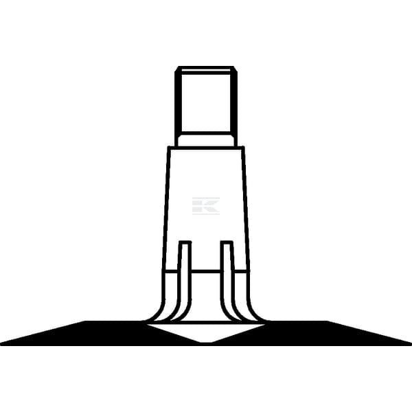 Kramp Inner tube for rim diameter 8", 350/400-8, straight valve TR13 Kramp