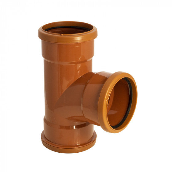 FloPlast 110mm Triple Socket Junction 87.5*