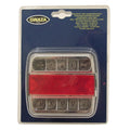 Lamp Rear Trailer LED 12V 5 Function 100x100x40mm