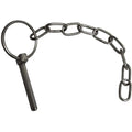 Linch Pin and Chain 8mm x 40mm Ring BZP