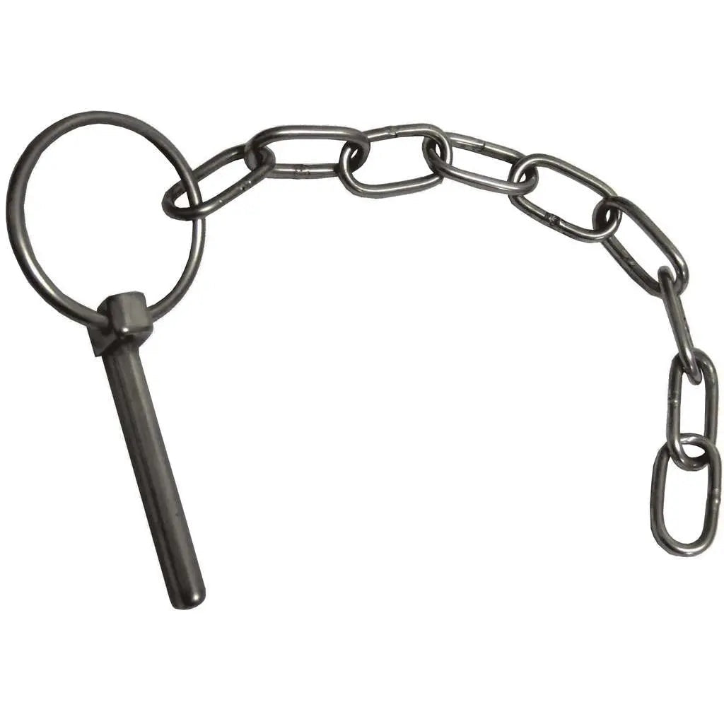 Linch Pin and Chain 8mm x 40mm Ring BZP