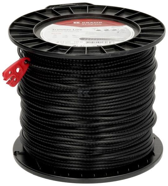 Trimmer line Ø 3mm 195m square Nylsaw black Kramp