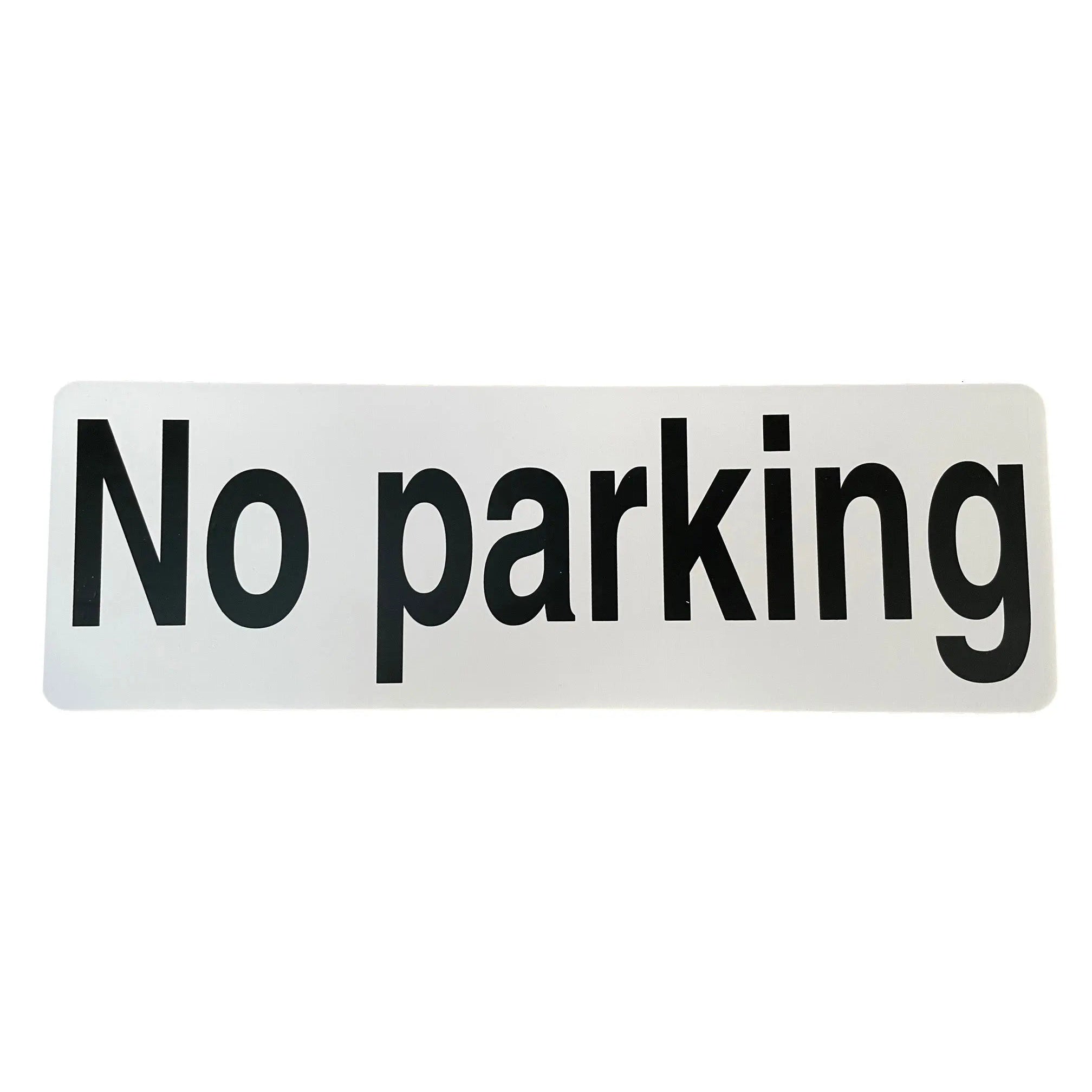 No Parking Sign 120 x 360mm