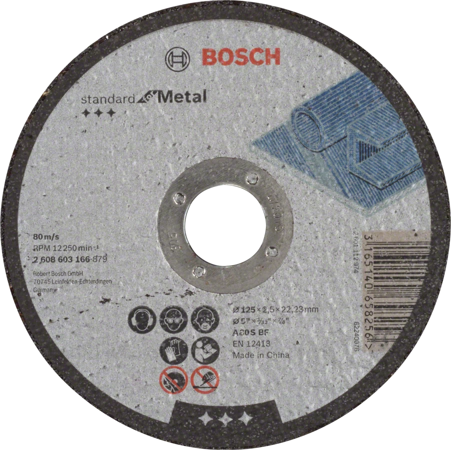 Bosch 115 x 1 x 22,23 mm Metal Cutting Discs (50pcs)