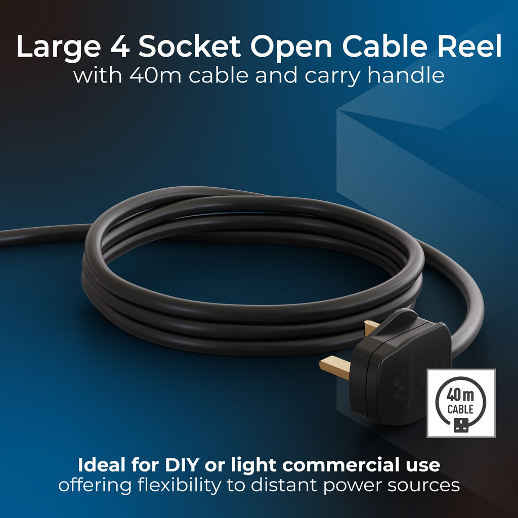 Bnib Masterplug Masterplug 4 Plug Open Cable Extension | Tanat Supplies