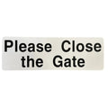 Please Close The Gate Sign 120 x 360mm