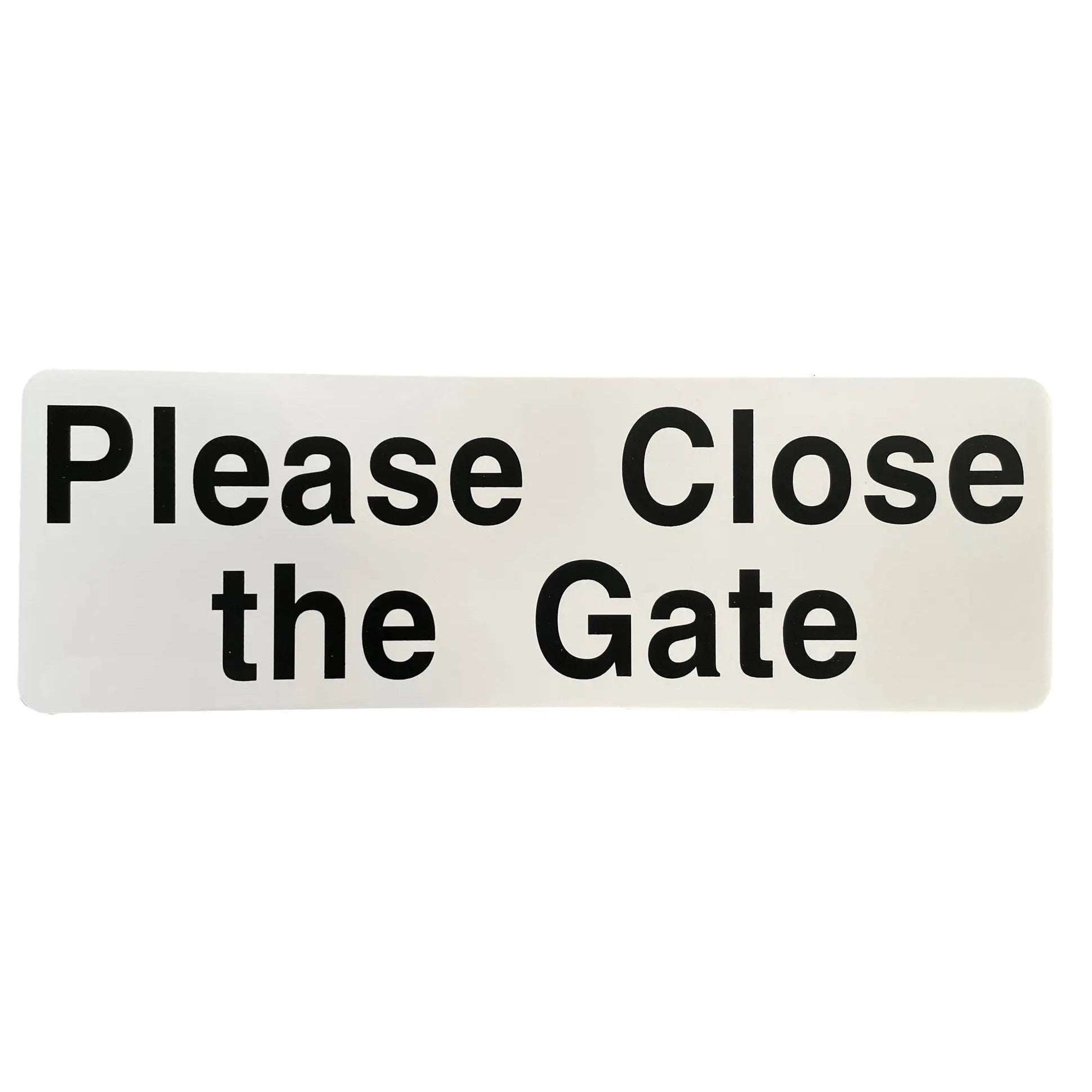 Please Close The Gate Sign 120 x 360mm