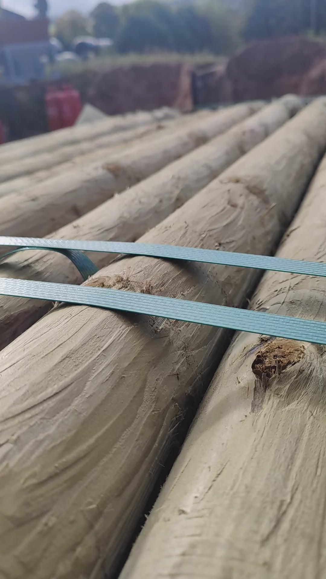Round Peeled Post 75-100mm (3-4") 1.65m (5'6")