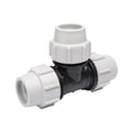 Plasson 90 Degree Equal Tee MDPE to MDPE - 32mm x 32mm x 32mm Plasson