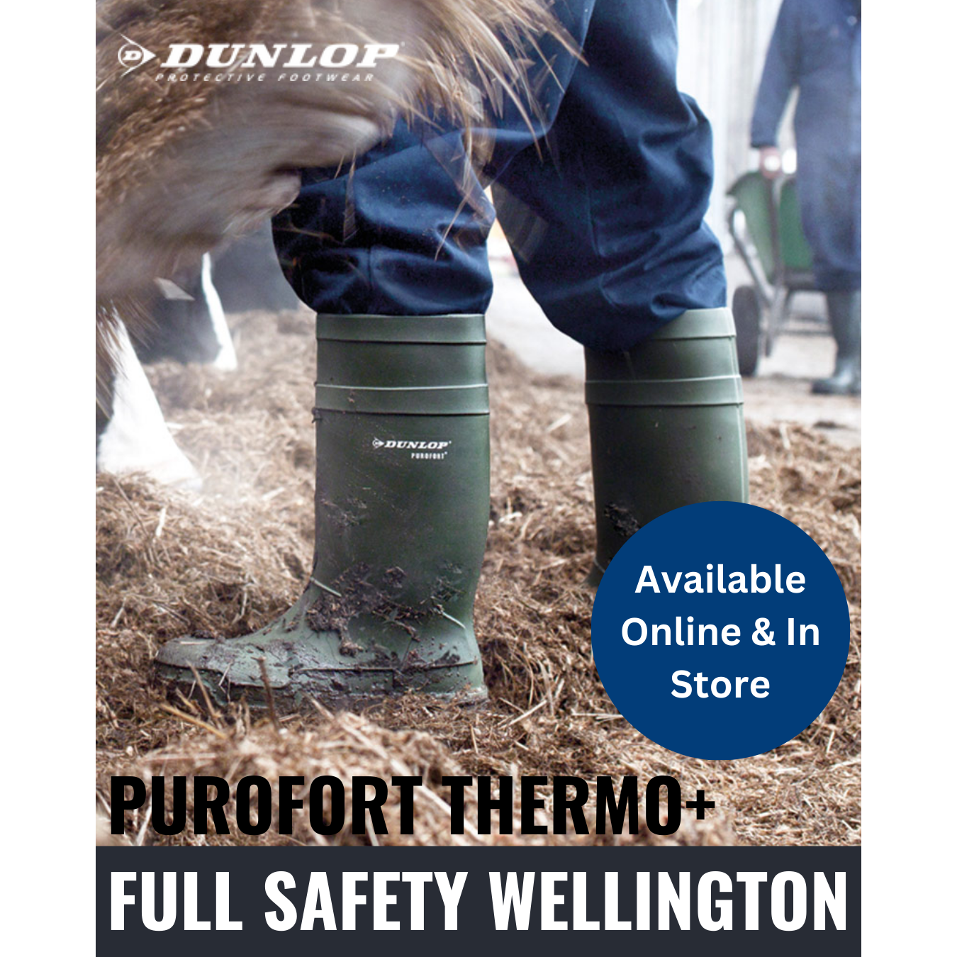 Dunlop Purofort Thermo+ Full Safety Wellington Dunlop
