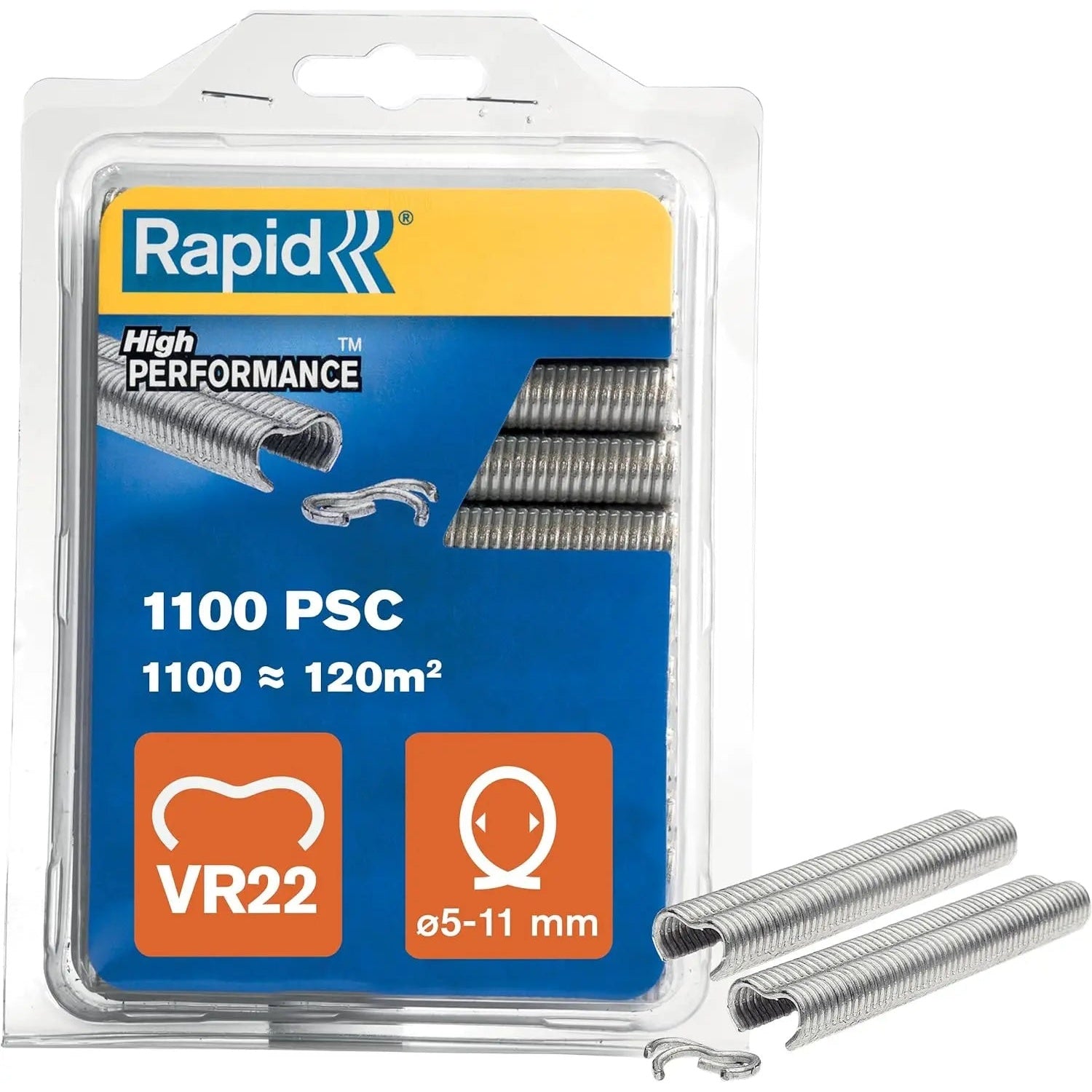 Rapid VR22 Fence Hogrings - 5-11mm (Pack of 1100) Rapid