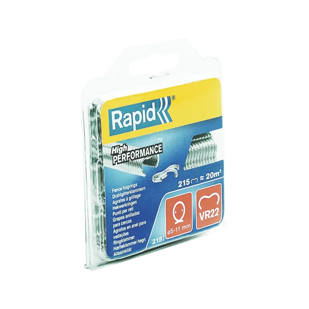 Rapid VR22 Fence Hogrings - 5-11mm (Pack of 215) Rapid