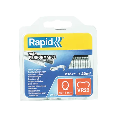 Rapid VR22 Fence Hogrings - 5-11mm (Pack of 215) Rapid
