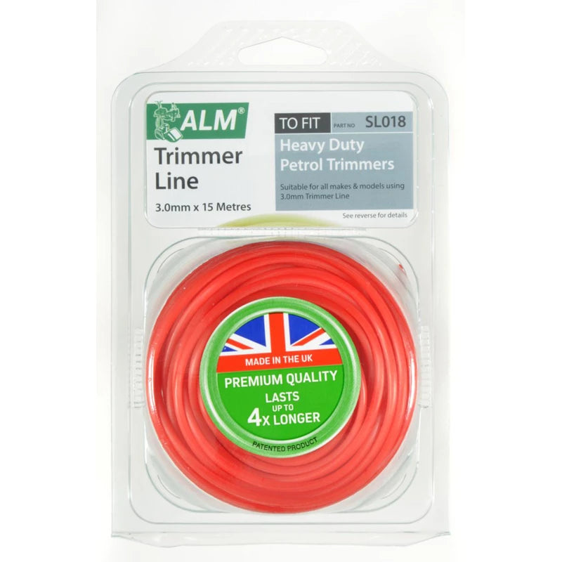 ALM Trimmer Line 3.0mm x 15m Red