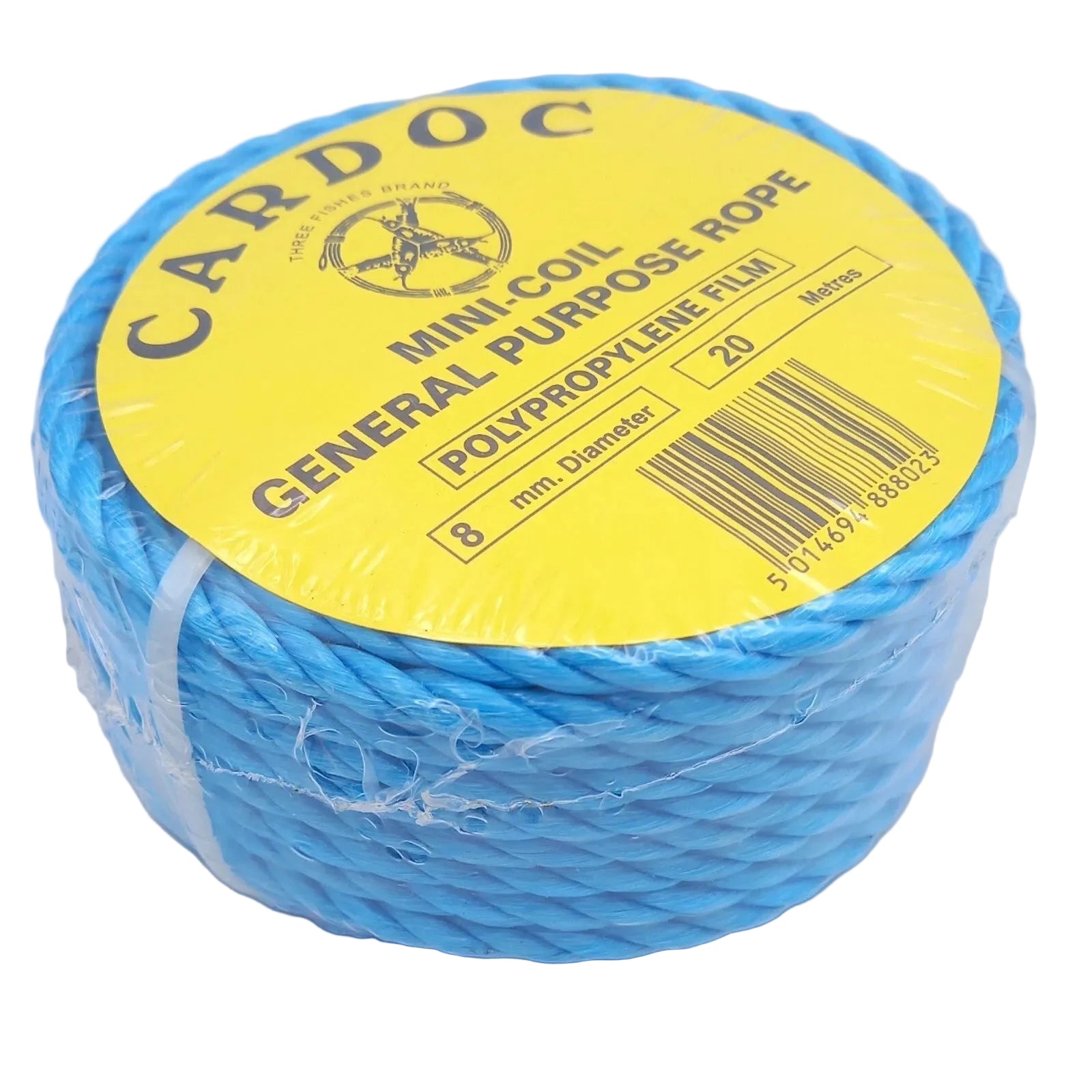 Cardoc Blue Nylon Rope 8mm x 20m