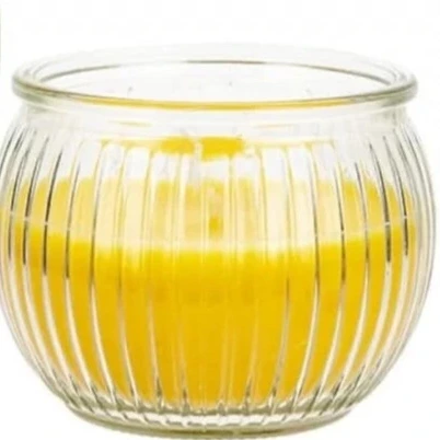 Roots & Shoots Citronella Candle - Boxed in Ribbed Glass Jar