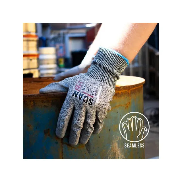 Scan PU Palm Cut D Gloves - XXL Scan
