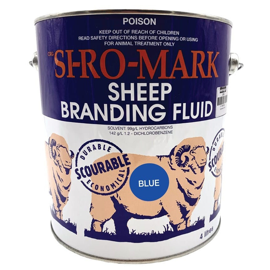 SI-RO Mark Sheep Branding Fluid - Blue - 5 Litres Heiniger