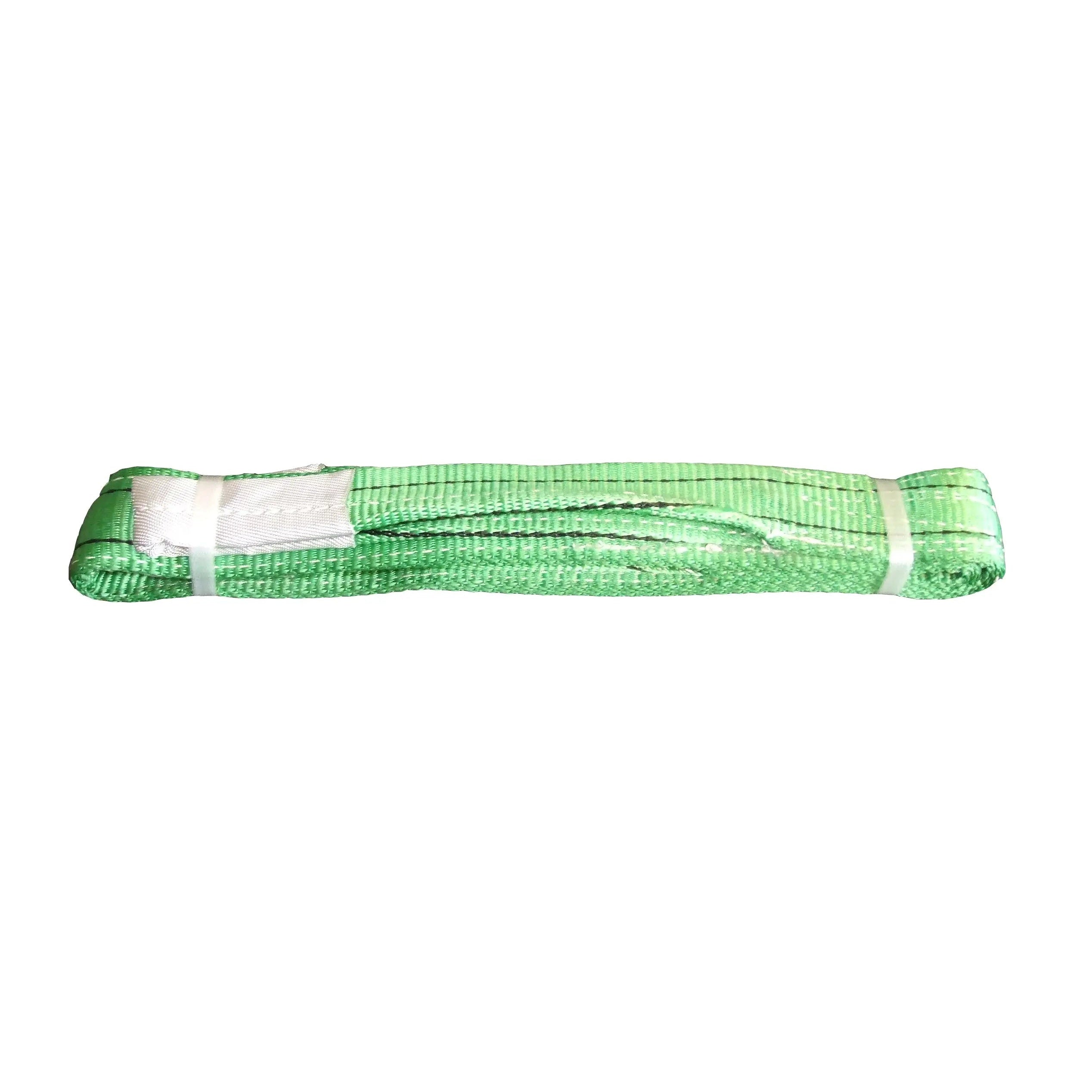 Sling Lifting Flat 2M 2000kg Green